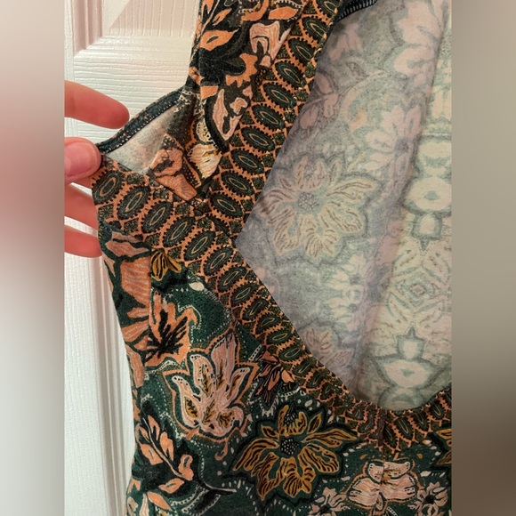 Free People Floral Open Back bodysuit - Picture 5 of 5